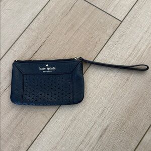 kate spade Black Leather Wristlet
